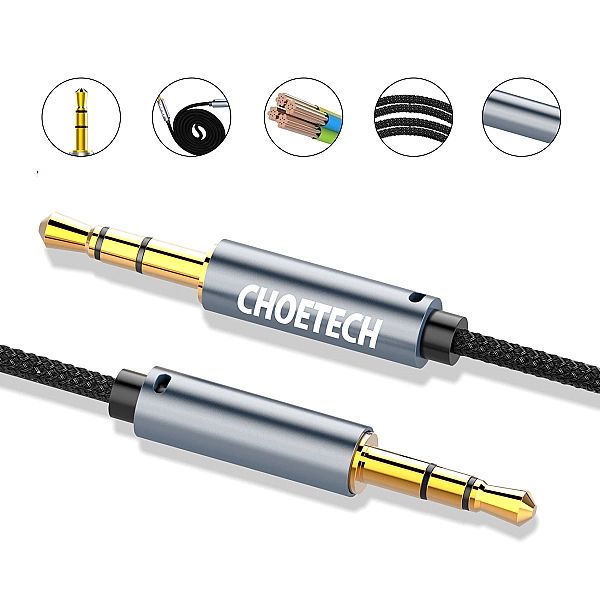 Kabel Choetech AUX002 mini jack 3.5mm (męski) / mini jack 3.5mm (męski