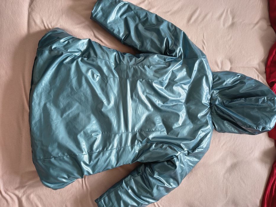 Ciepła długa kurtka dla dziewczynki