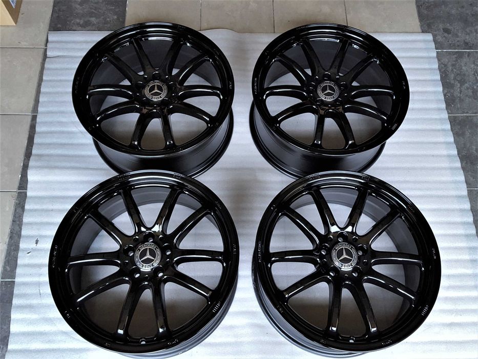 Alufelgi 19 5x112 Mercedes C E S V CLK CLS GLK GLC ML Vito Czarne z Rantem ! 430#