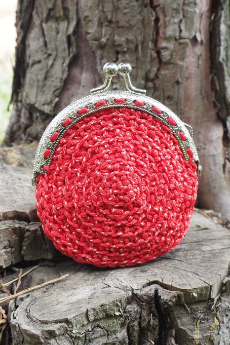 Porta moedas em croché