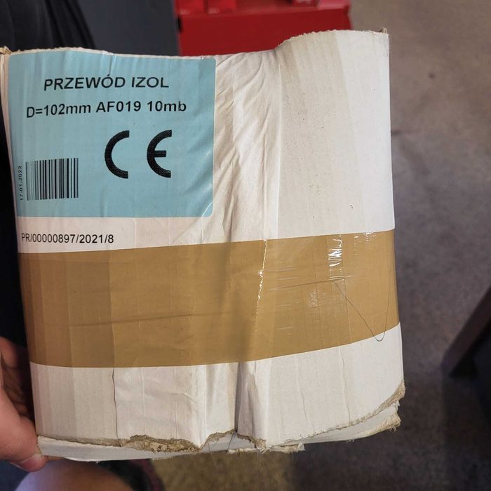 LINDAB Przewód aluminiowy elastyczny izolowany AF019 opakowanie 10m
