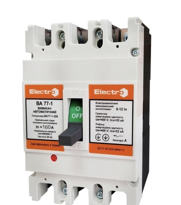 Автоматические выключатели ABB Electro 63A 160A