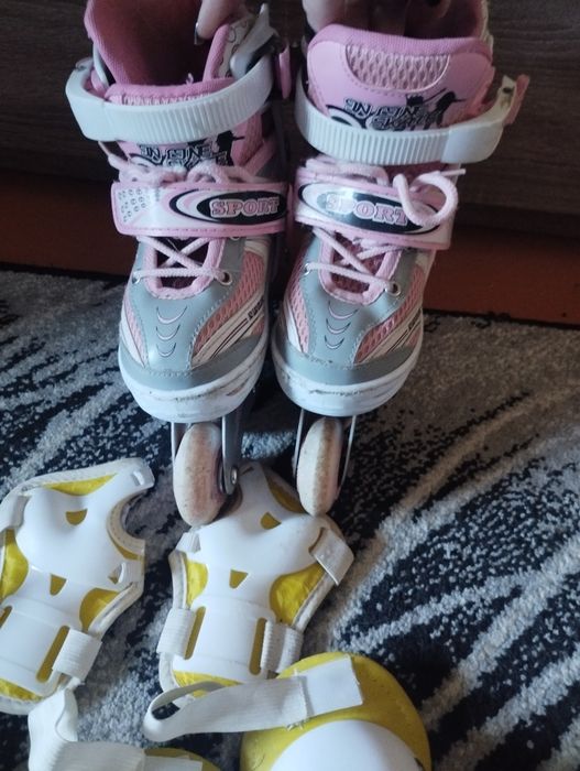 Ролики детские+ защита размер 29-33