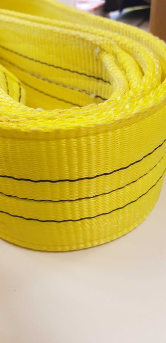 Cinta Estropo 3 metros amarela 100% poliéster 3 Toneladas