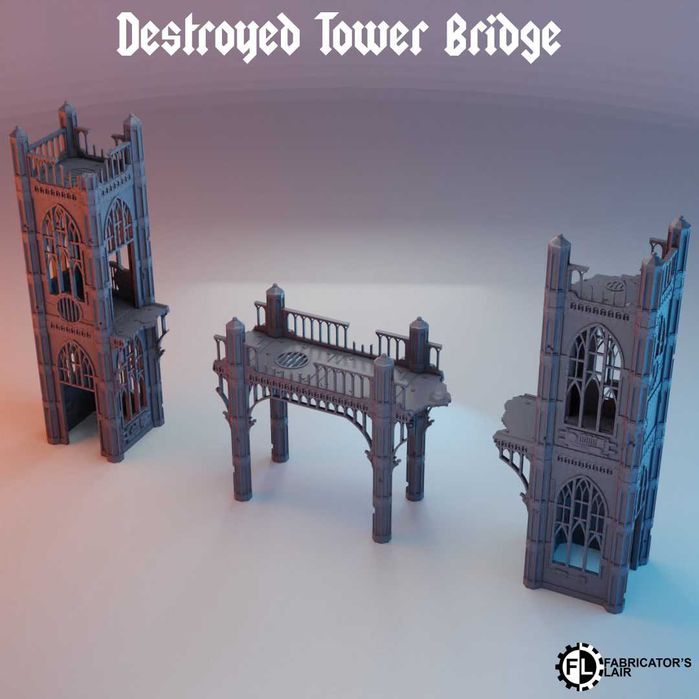 Gothic Ruins Set #2 — Warhammer 40k Terrain | FDM 3D друк