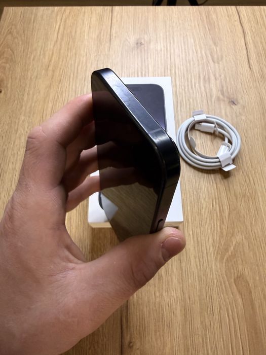Iphone 16 Pro, Black Titanium, 128 gb, 91% baterii (dowód zakupu)