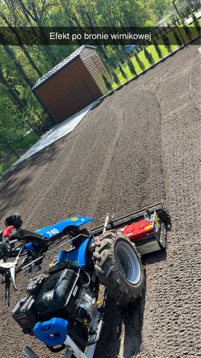 Usługi glebogryzarką separacyjną,broną,zakładanie trawników z siewu