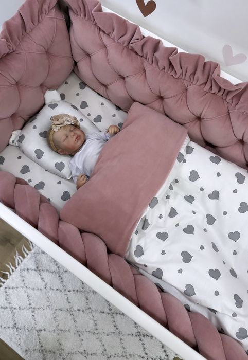 Комплект постілі в ліжечко бортики конверт