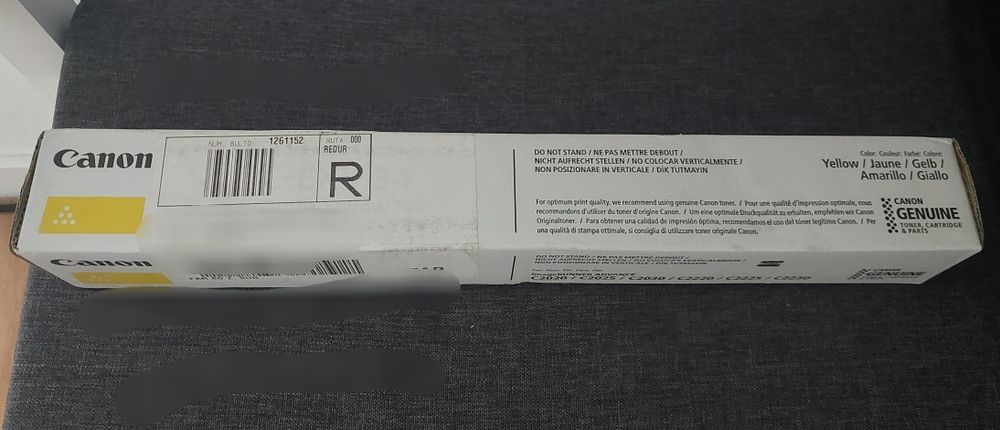 Toner Canon Compatível CEXV34 Amarelo