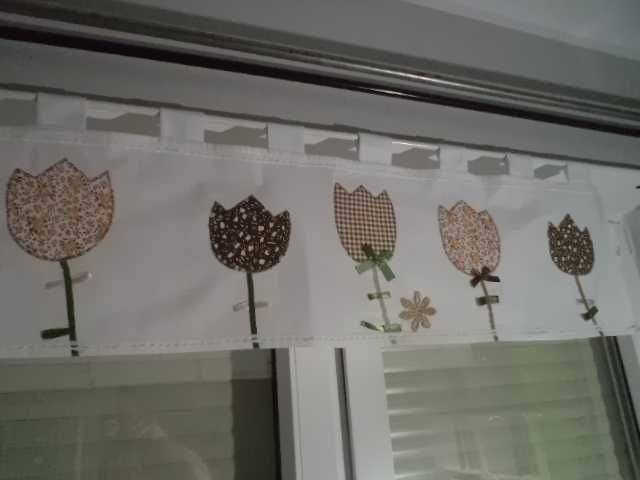 zazdrostki / lambrekiny z aplikacjami /