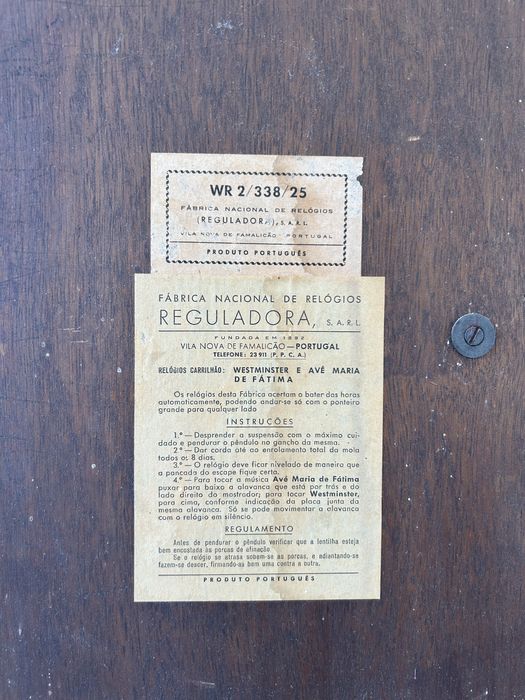 Relógio “Reguladora”