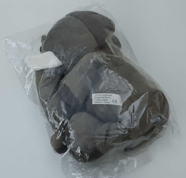 Peluche Novo Elefante Cinzento 25cm