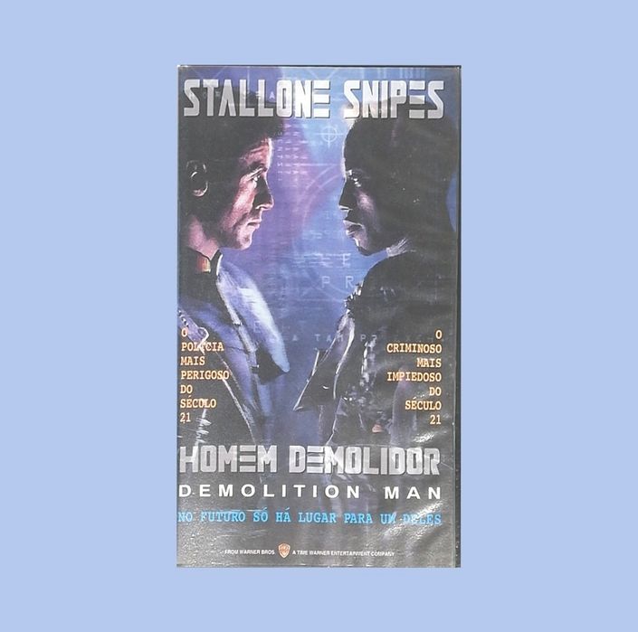Filme "Homem demolidor", em formato VHS original, 1993
