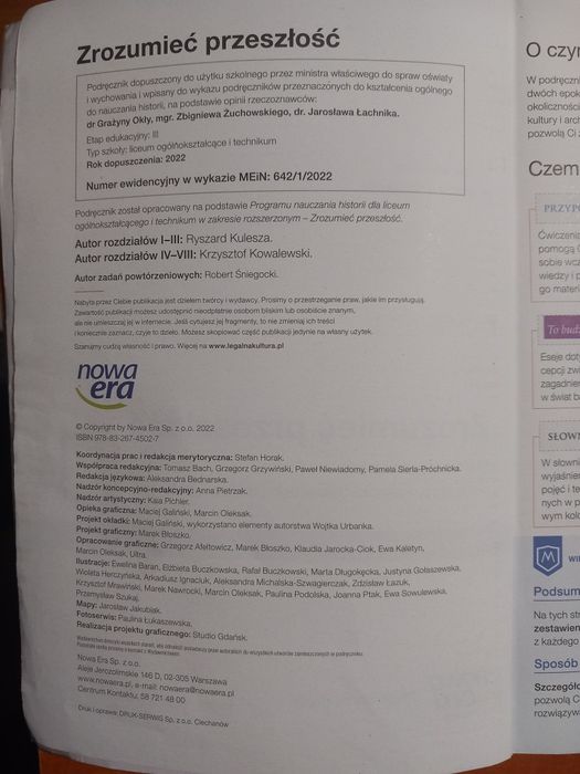 Zrozumieć przeszłość 1 zakres rozszerzony