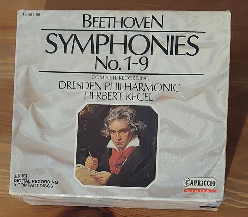 Beethoven, Symfonie 1-9, Level, Capriccio, 5CD