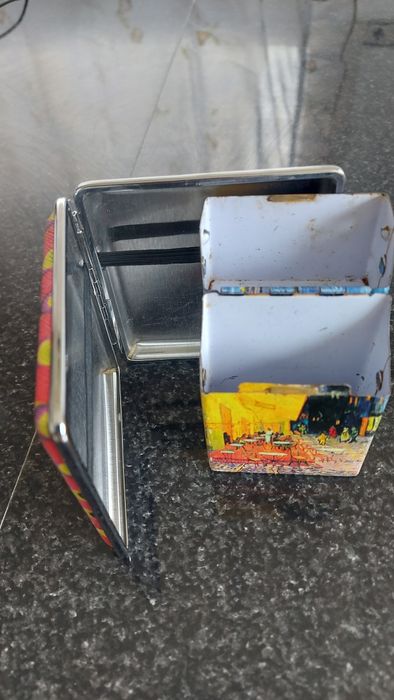 Cigarreiras em lata + Cinzeiro 'Tartaruga'