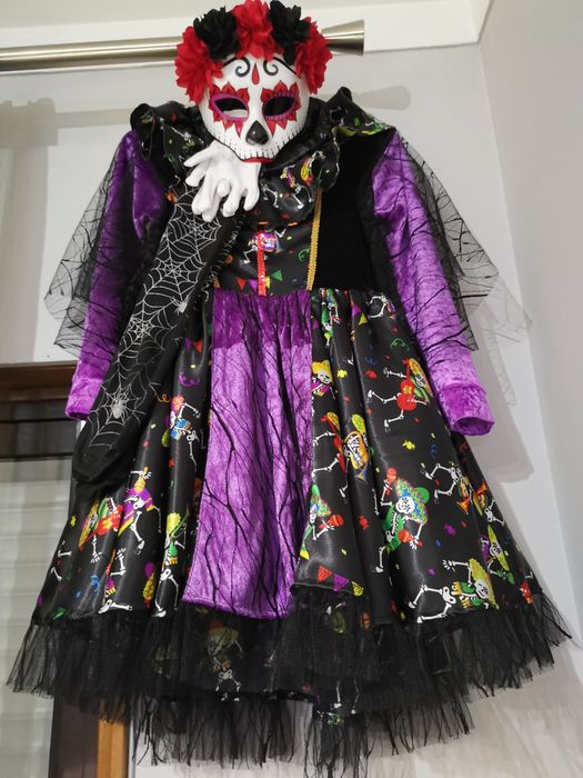 Disfarce catrina dia dos mortos