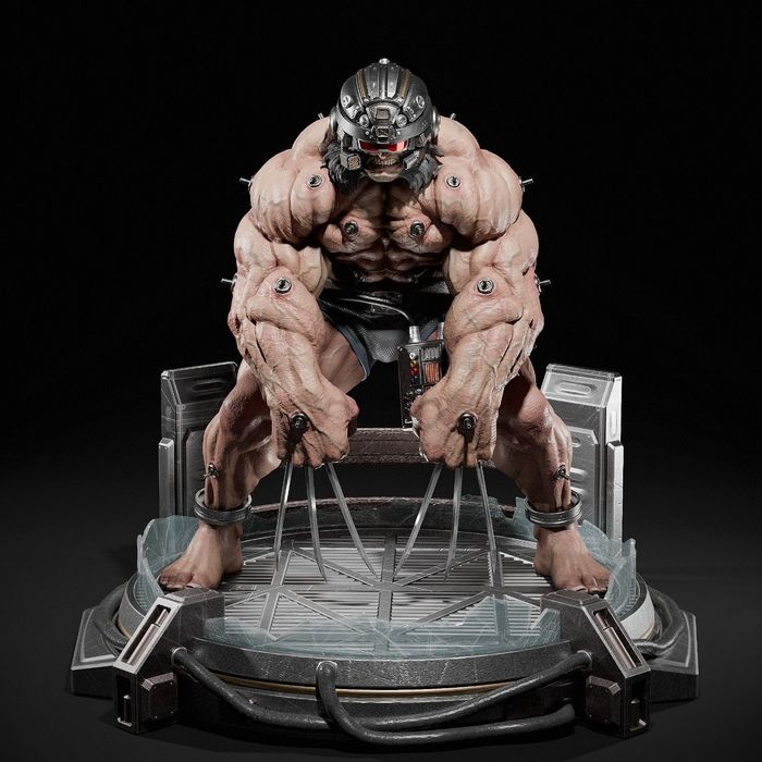Figurka 3D  Wolverine– Fan Art, druk 16K
