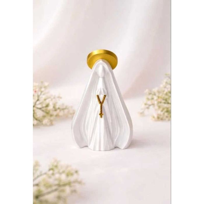 Nossa Senhora Imagem Sacra Católica Decoração Religiosa Presente Estátua de Nossa Senhora - 10 ou 15 cm