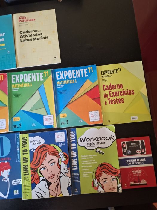 Manuais e cadernos de atividades escolares 11⁰ ano