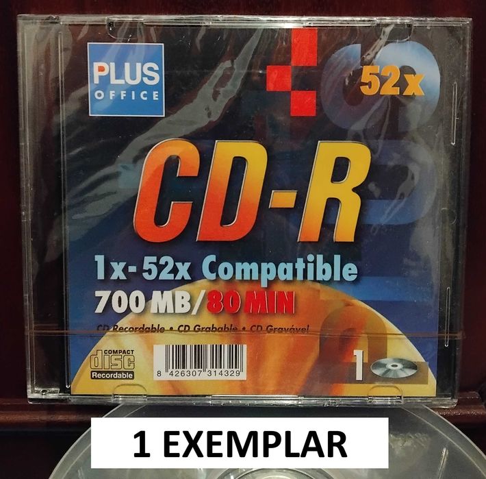 CD-R virgem 0,40 cêntimos! para gravar TDK Verbatim Datawrite Mitsai ...