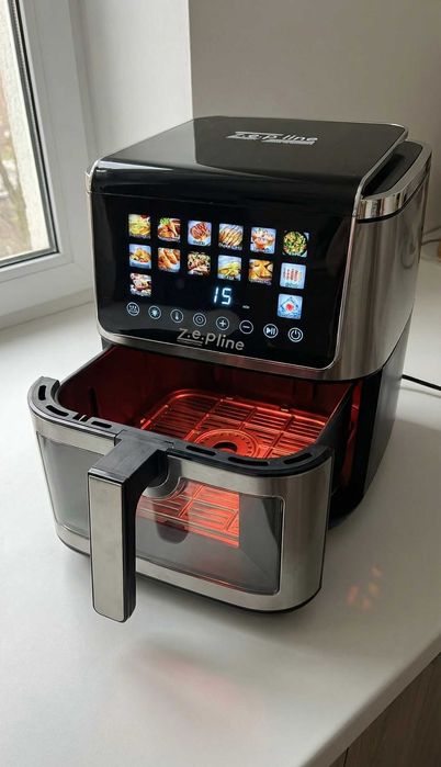 Продам аерофритюрниця аерогриль 13л 4200Watt з двома тенами сенсорна