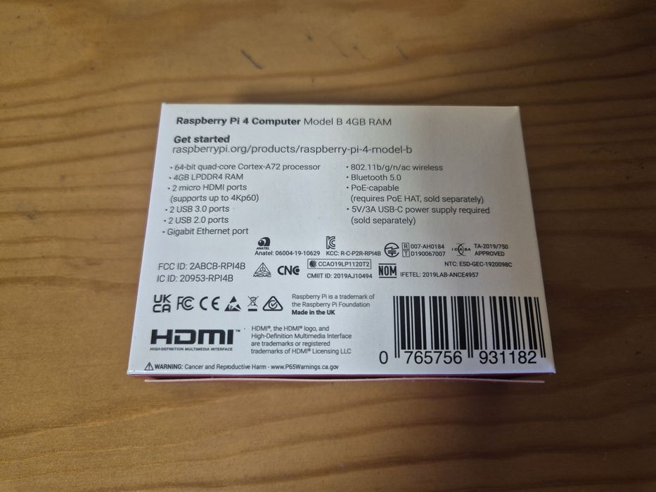Raspberry pi 4 4tb Novo