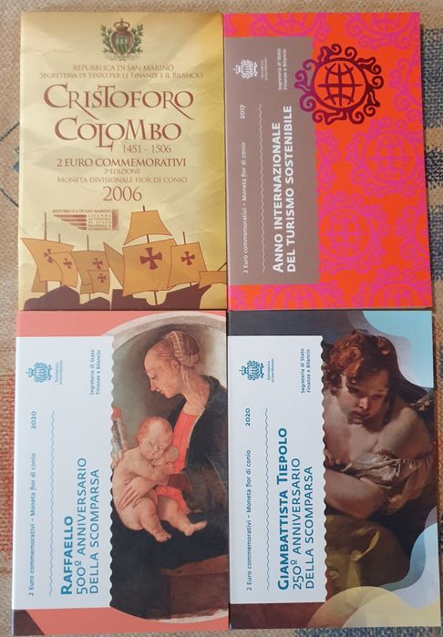 Moedas euro - BNC, FDC, BU - carteiras, sets, cartões