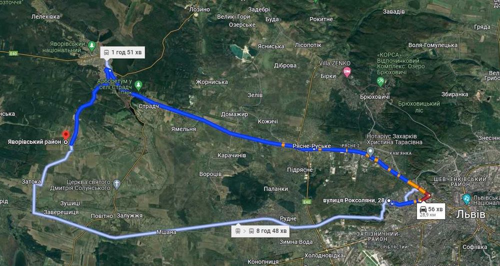Земельна ділянка під будівництво с. Великополе (Івано-Франково)