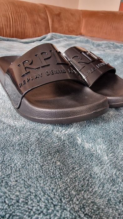 Klapki REPLAY czarne rozm.40
