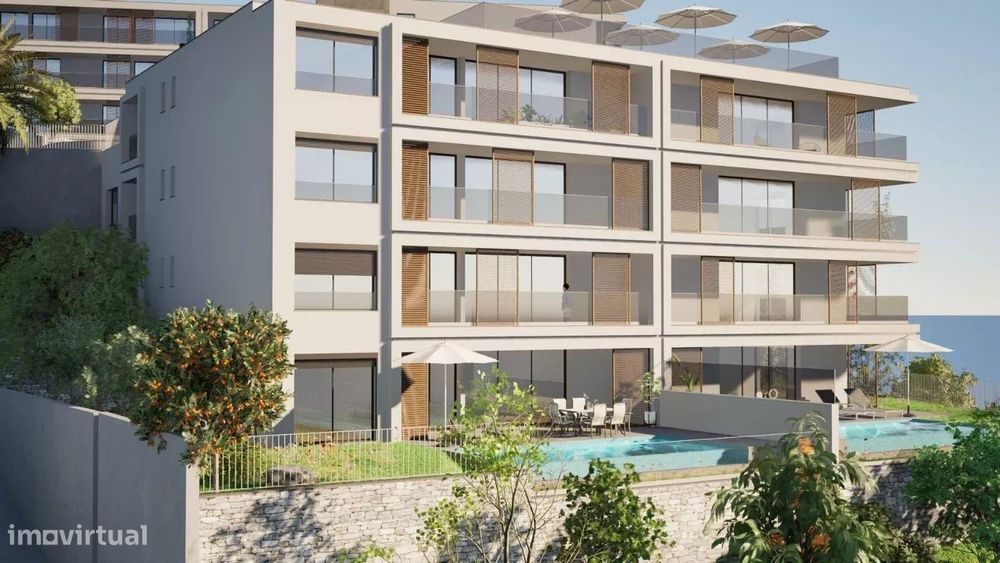 Apartamento Moderno com Vista Deslumbrante em Câmara de Lobos