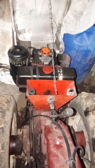 Motocultivador com reboque