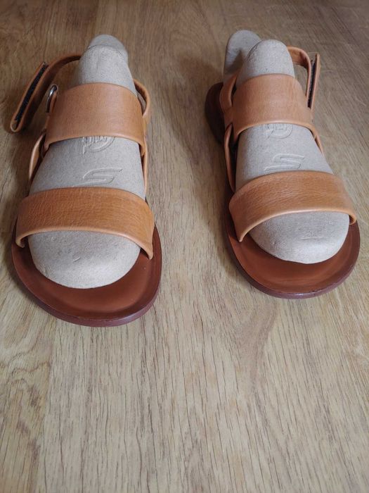 Кожаные мужские босоножки . Италия.