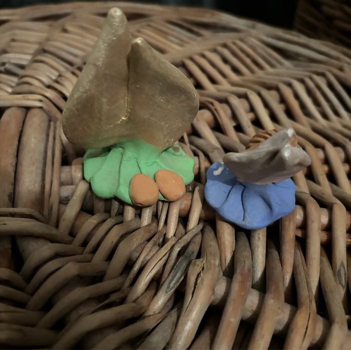 Aniołki z gliny 2 rozmiary