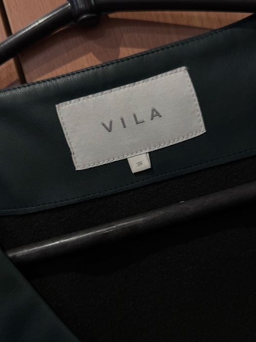 Стильний сарафан із екошкіри, розмір М