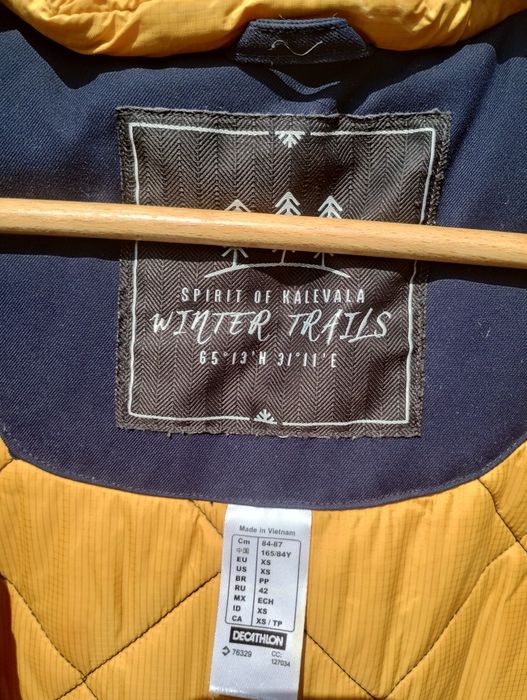 Kurtka dekatlon XS  winter tralis