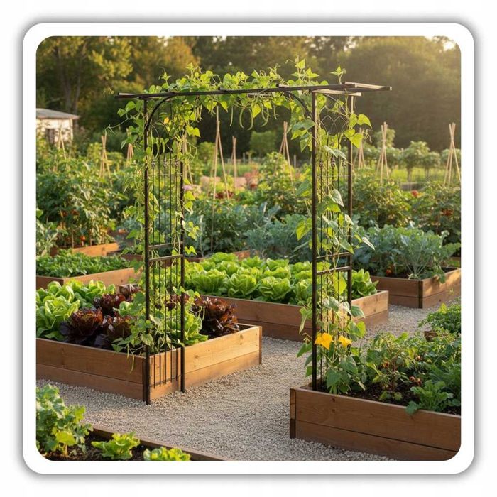 Садова арка опора пергола 205*50*208 для винограду,квітів, троянд,роз.