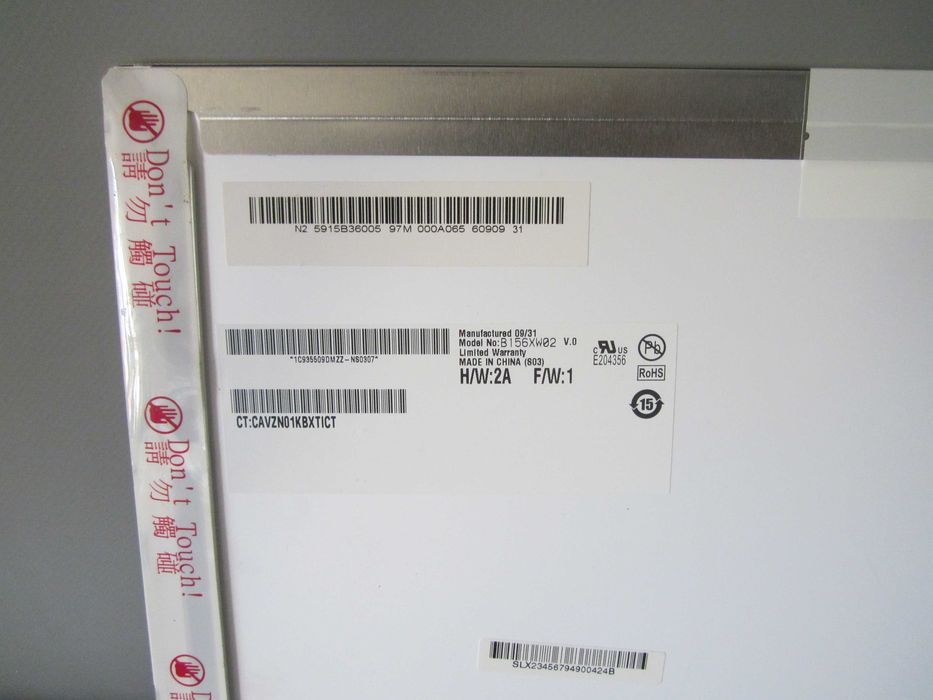 Матриця 15.6" B156XW02 V0 WXGA/HD LED 40pin ЕКРАН ДЛЯ НОУТБУКА Глянець
