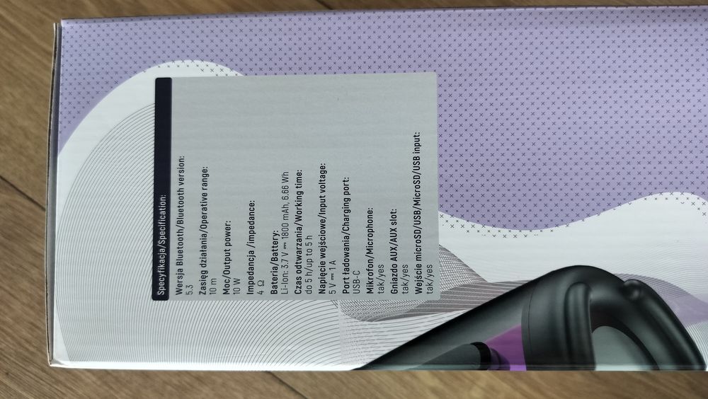 Głośnik przenośny bezprzewodowy forever fbs-136 LED mikrofon