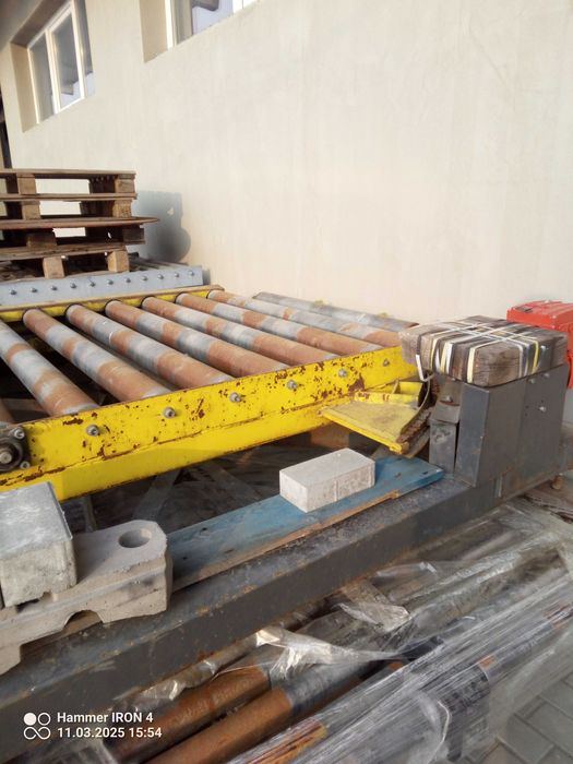 Konstrukcja Stół obrotowy do transportu palet