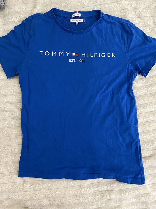 Блакитна жіноча футболка Tommy Hilfig