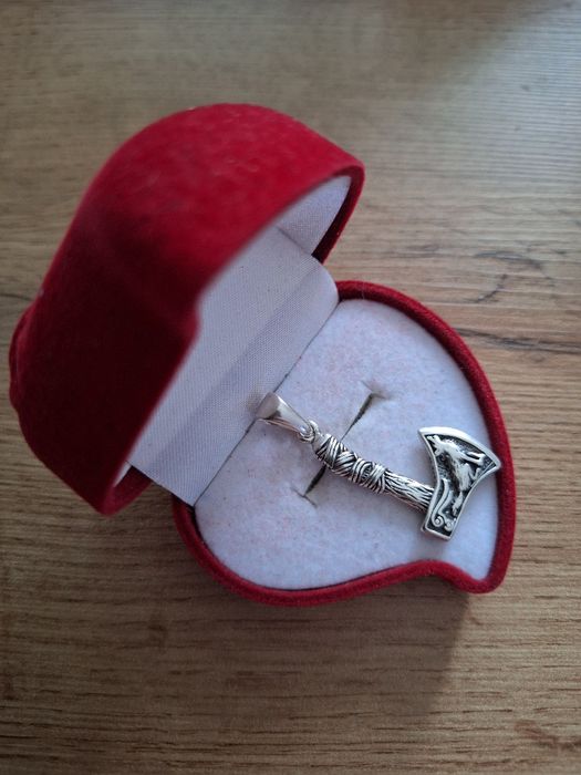 Srebrny wisiorek,boho