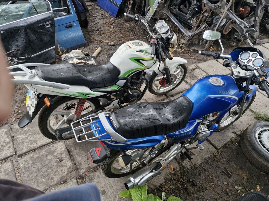 Щиток обтекатель   пластик 150 кубов мотоцыкла пробег 2000км xgjao 150 Geon Pantera GN 150-11 Viking VM 150-19 геон