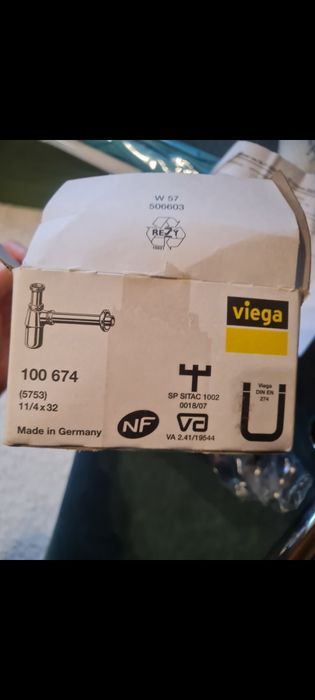 Сифон для умивальника Viega