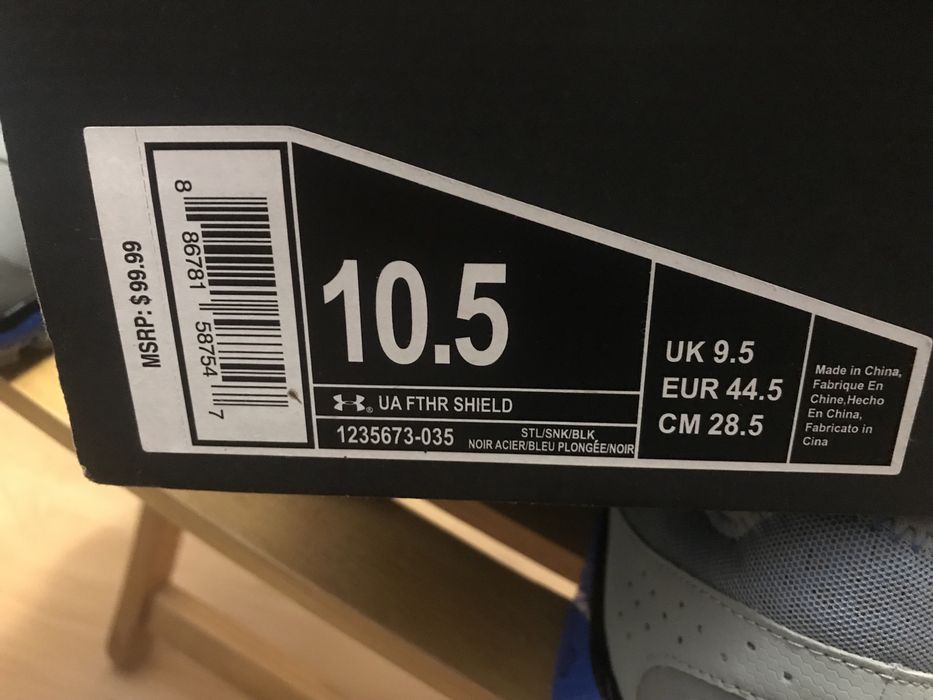 Кроссовки Under Armour FTHR Shield, 44,5.
