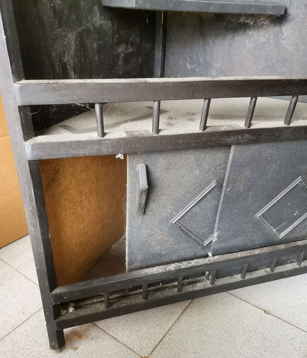 Móvel de canto preto