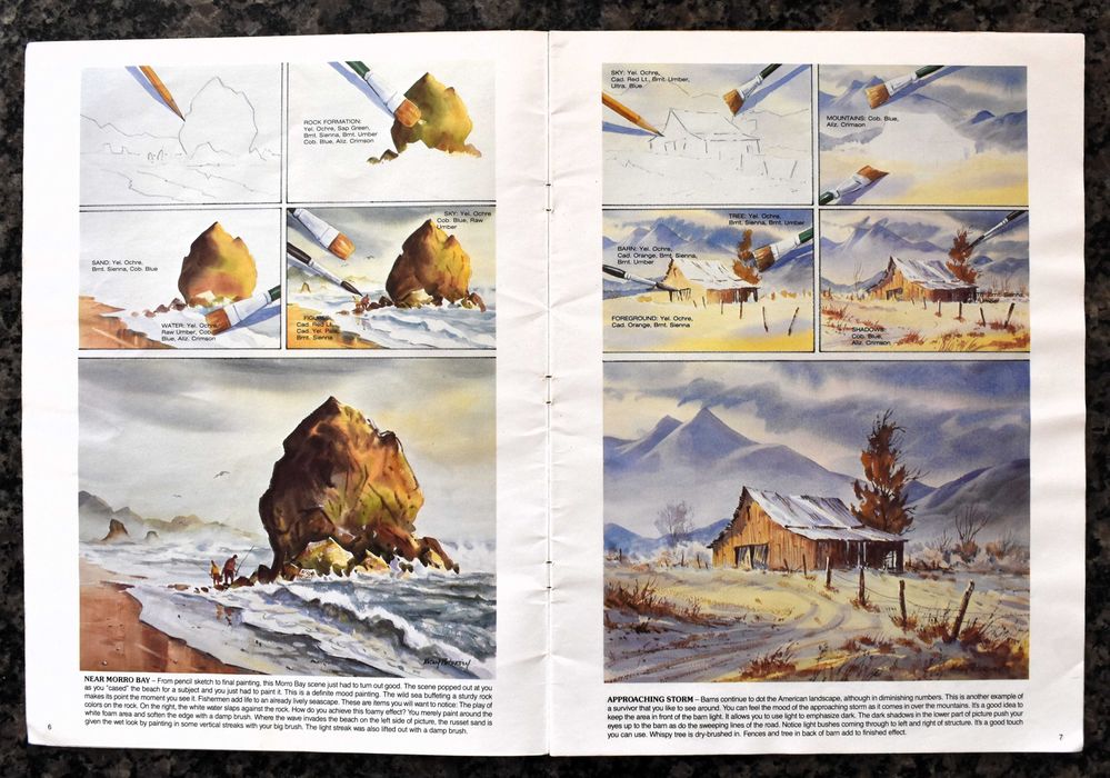 Watercolors Step by Step by Kolan Petersons (1985)