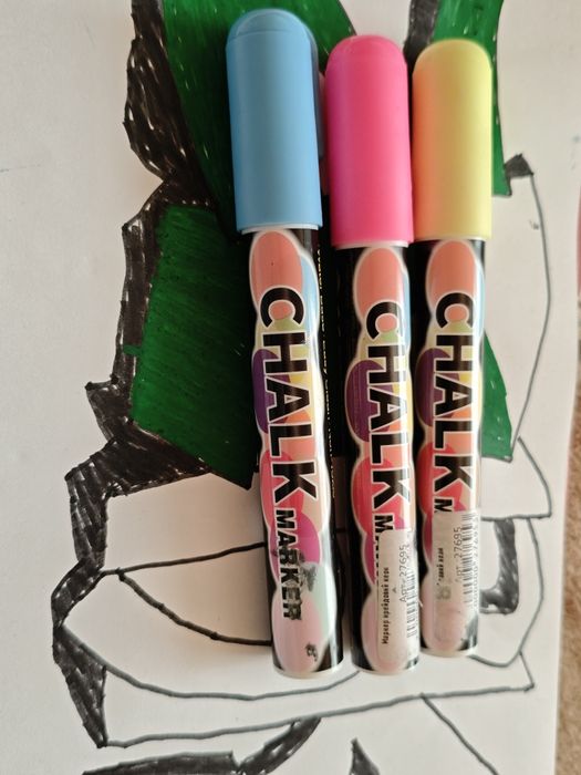 Маркери CHALK 3штуки