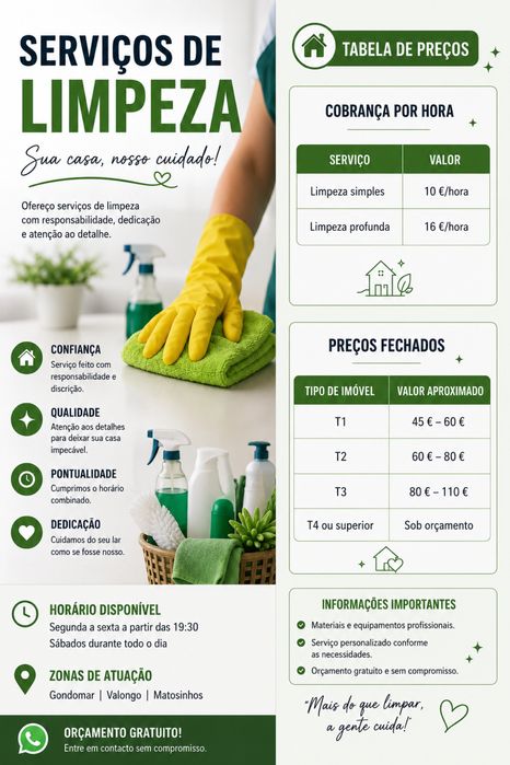 Limpezas domesticas