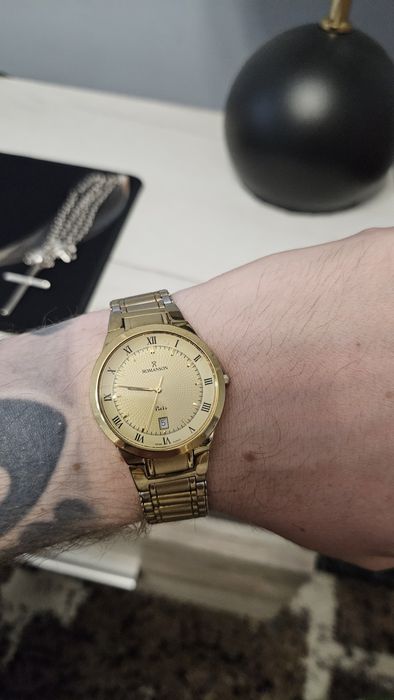 Годинник  Romanson  MGP  23K  GOLD  PLATED
